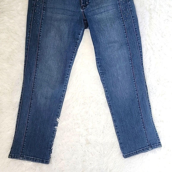 White House, Black Market, Slim Crop, Sz 8, L 25 - Picture 3 of 8